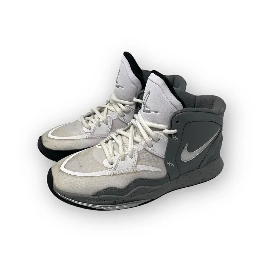 Nike Kyrie Infinity SE White Cement Smoke Grey DD0335 -108 Kids Size 5Y